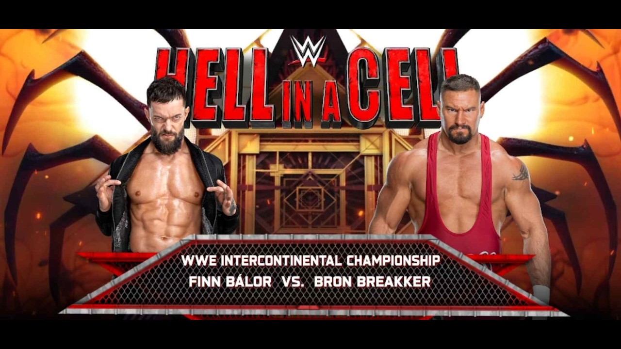 WWE Hell in a cell match- Bron breakker vs Finn balor -worldtourgame -2k25- gameplay