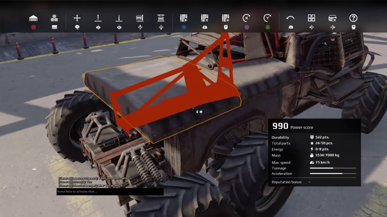 Crossout good level 11 car.
