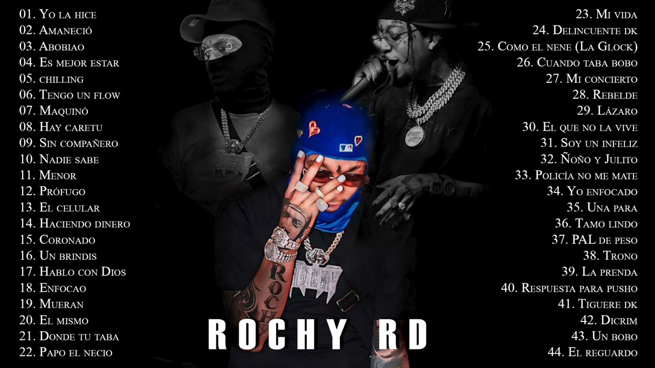 ROCHY RD -  VERSOS TRAYECTORIA DE RAP [ MIX ] ALBUM