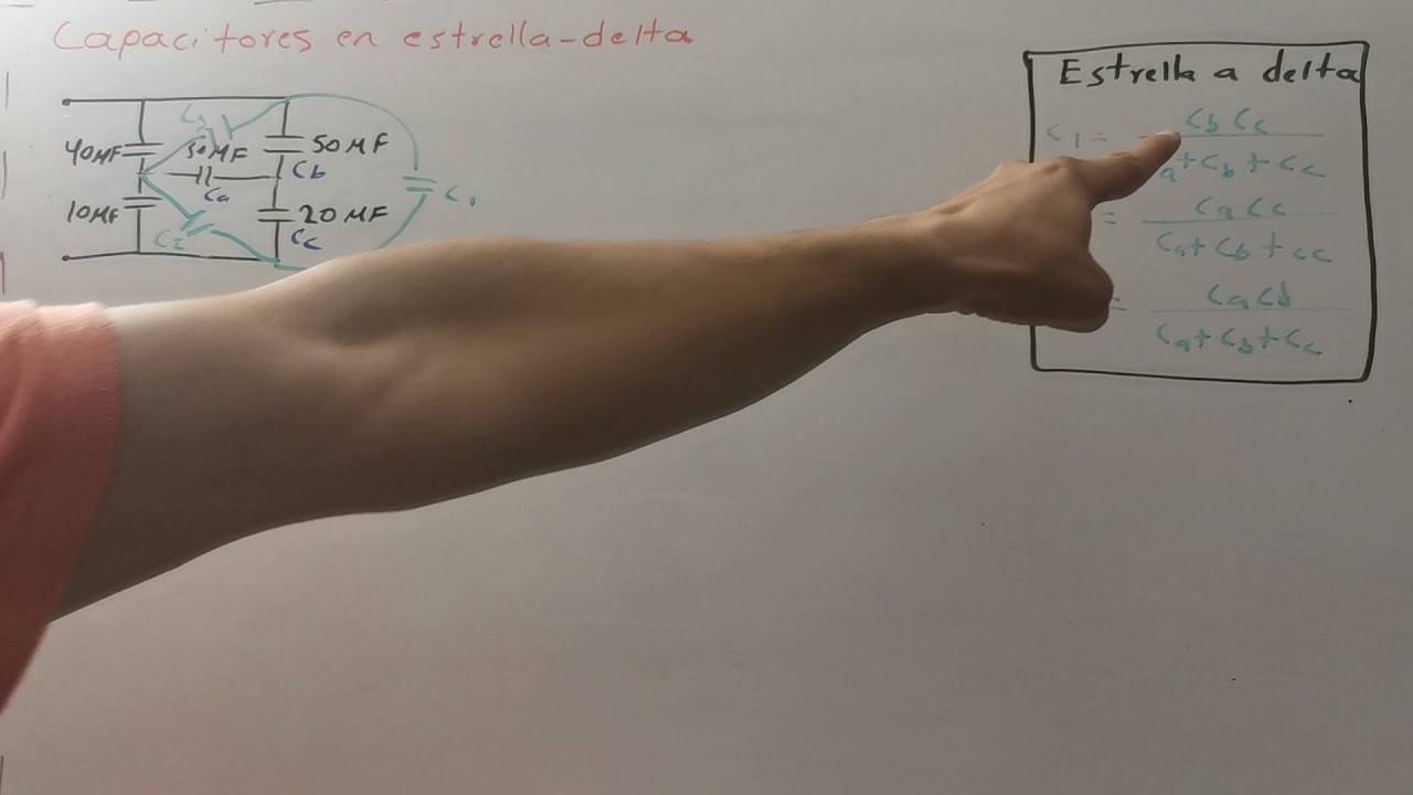 Capacitancia equivalente, delta-estrella y estrella-delta