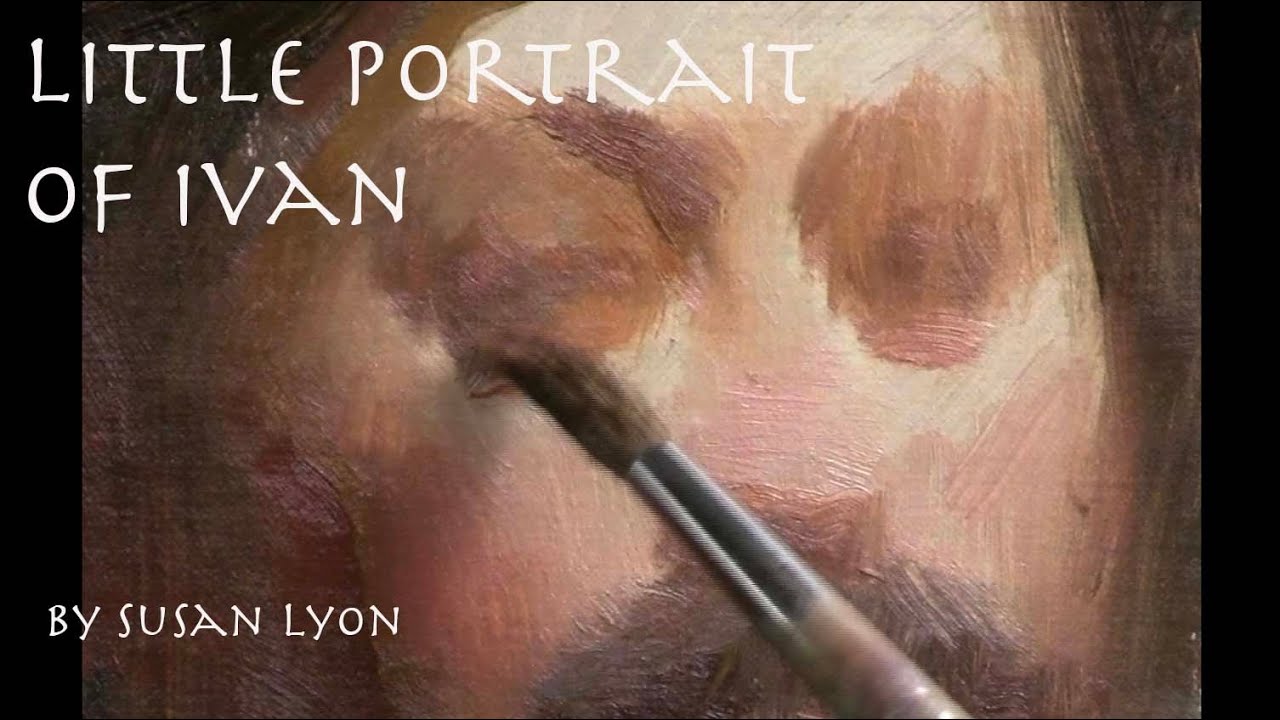 Watch me paint a Little Portrait of Ivan