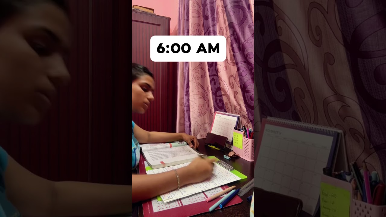 ⏰Morning Routine to Ace NEET 🌄📚 #Short#neet2025#minivlog#studyvlog#trendingshorts#neetpreparation