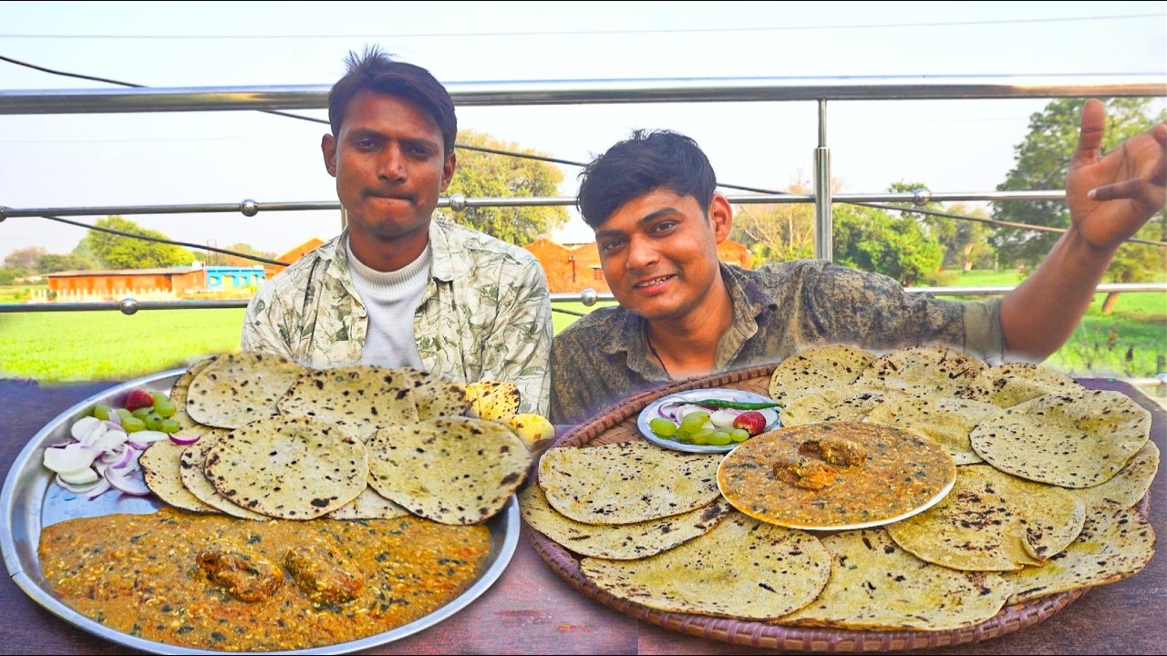 Malai Kofta With 30x Missi Roti Thali Eating Challenge | Biggest Chapati Thali | Man Vs Food