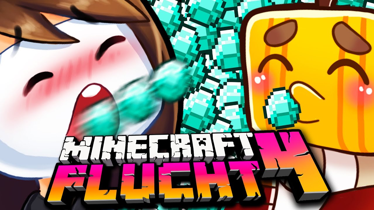 Absolutes Chaos & unsere ersten DIAMANTEN! ☆ Minecraft: Flucht 4 #03