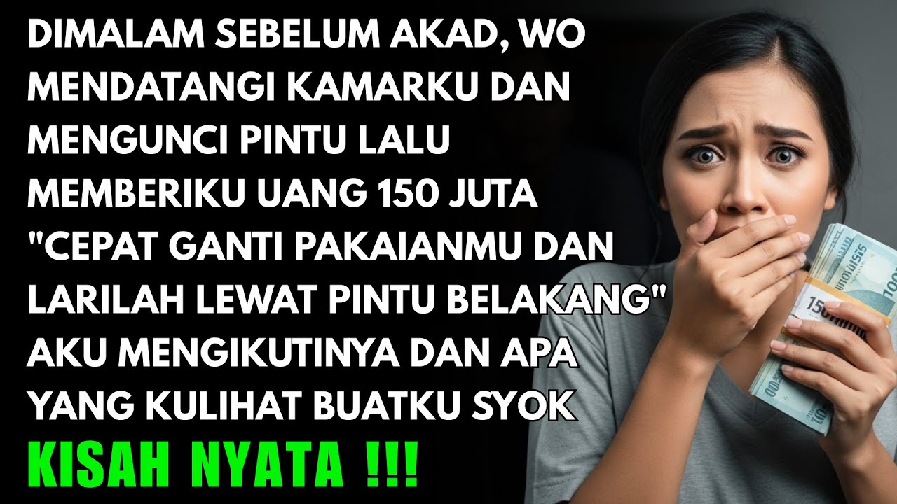MERTUAKU MEMBERIKU Rp 150.000.000 DAN MEMERINTAHKAN: 'GANTI PAKAIANMU, KELUAR LEWAT PINTU BELAKANG.