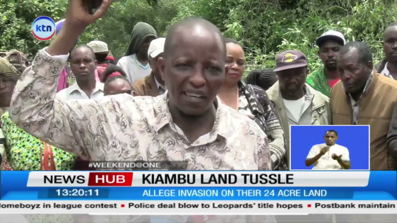 Tension in Kiambu as 300 families fight over disputed land