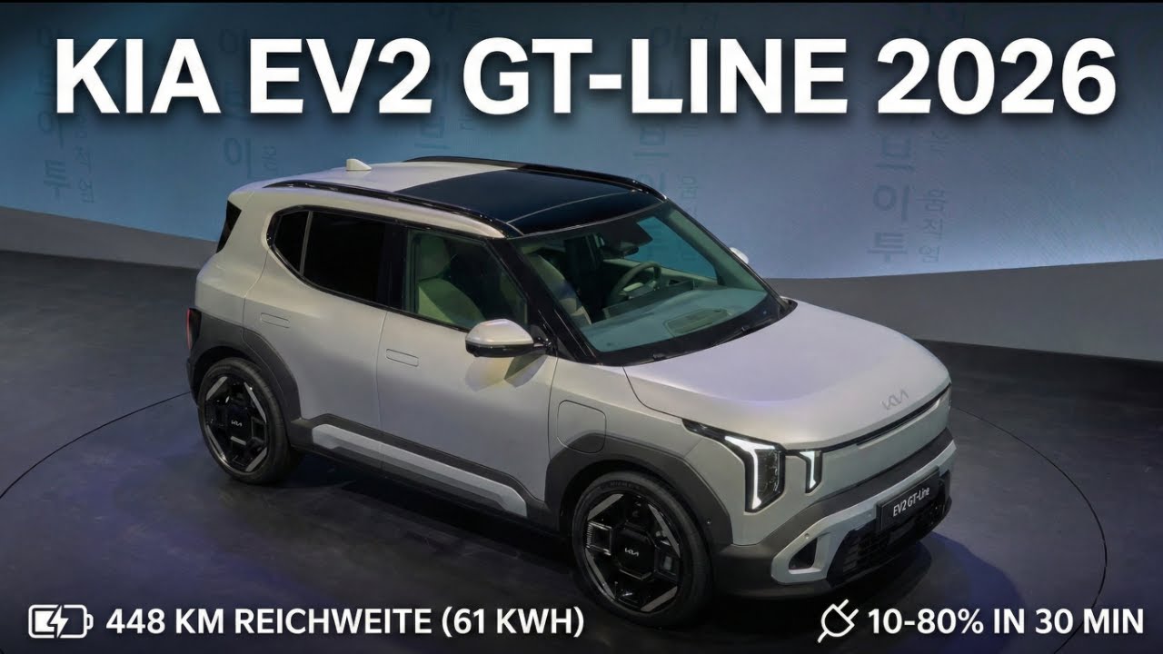 2026 Kia EV2 GT-Line: Design, Technik & Alltag