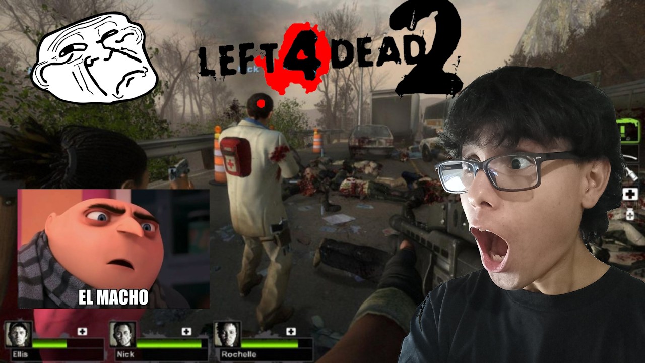 LEFT4DEAD2 pero el video esta editado con MEMES DE LA GRASA | SirListerin