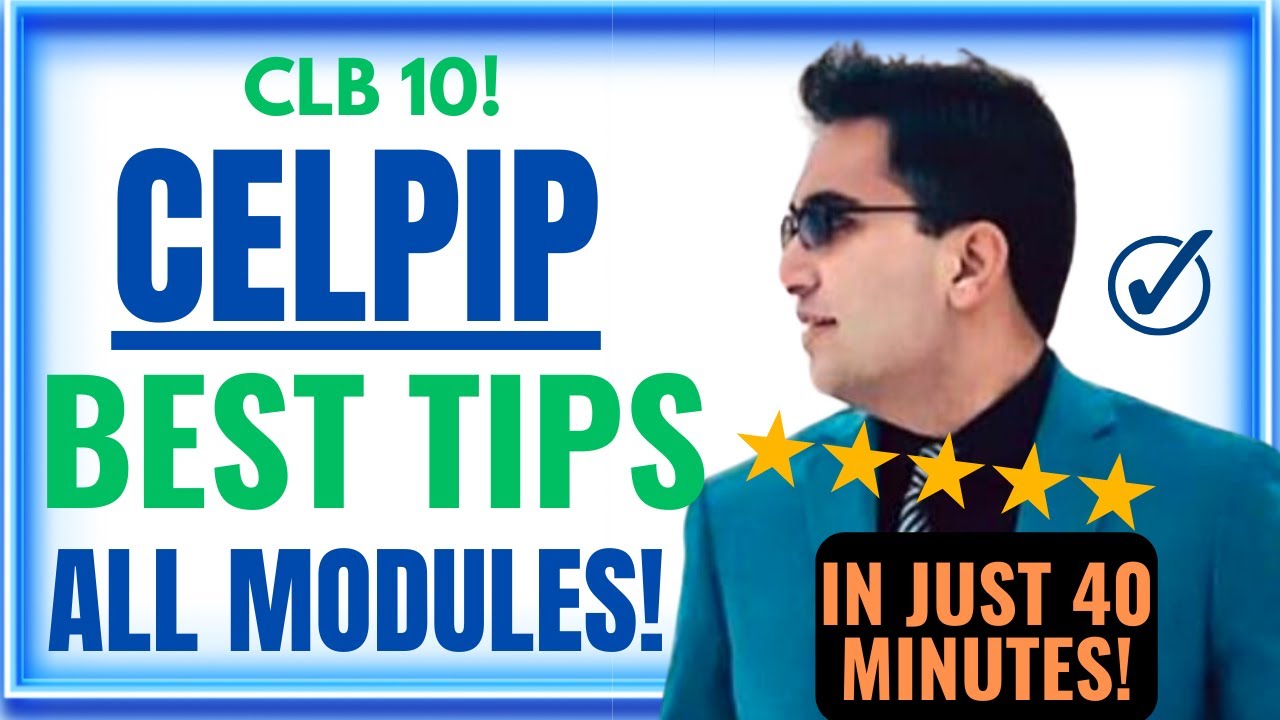 The BEST 2025 CELPIP Exam’s Tips/Tricks In Just 40 Minutes! Reading, Listening, Writing, & Speaking!