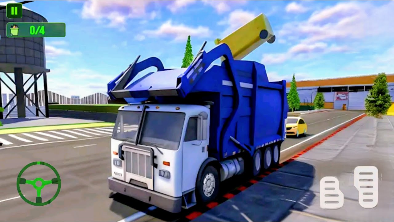 Garbage Truck Simulation Games - New Garbage/Trash Truck Game - Android Gameplay FHD