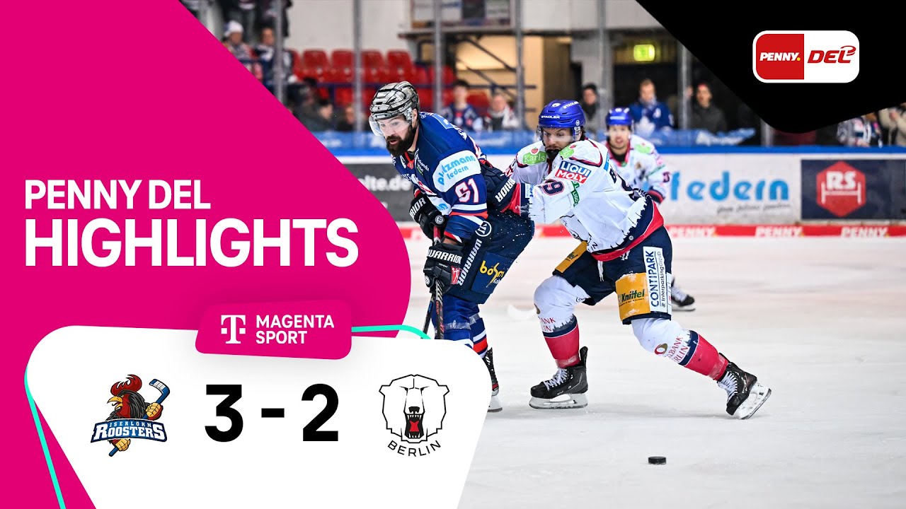 Iserlohn Roosters - Eisbären Berlin | Highlights PENNY DEL 22/23