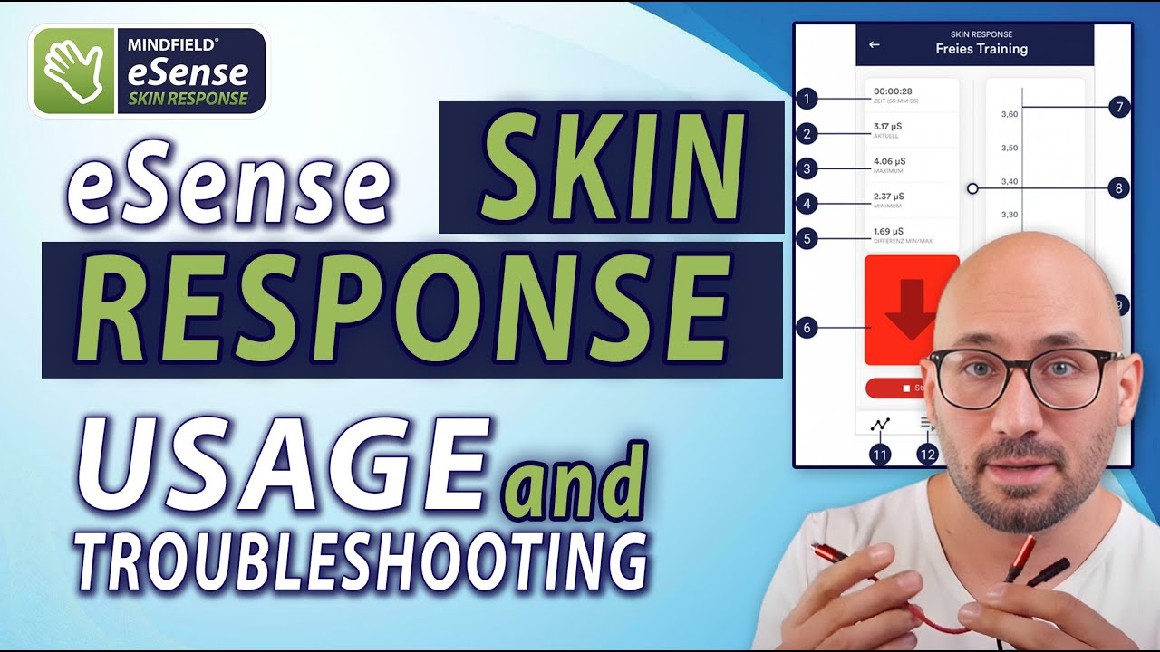 How to use the eSense Skin Response (Requierements for devices, iOS&Android and troubleshooting)