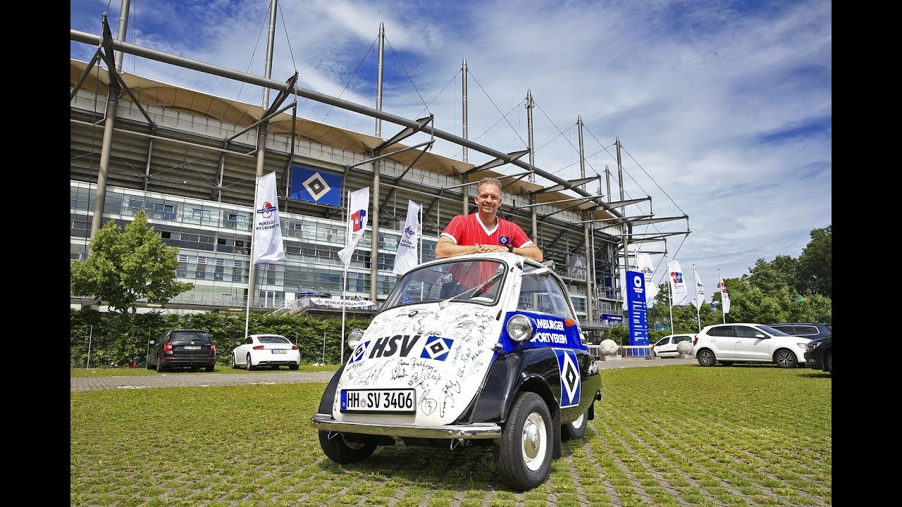 HSV-Oldtimer: Meine schwarz-wei&szlig;-blaue Knutschkugel