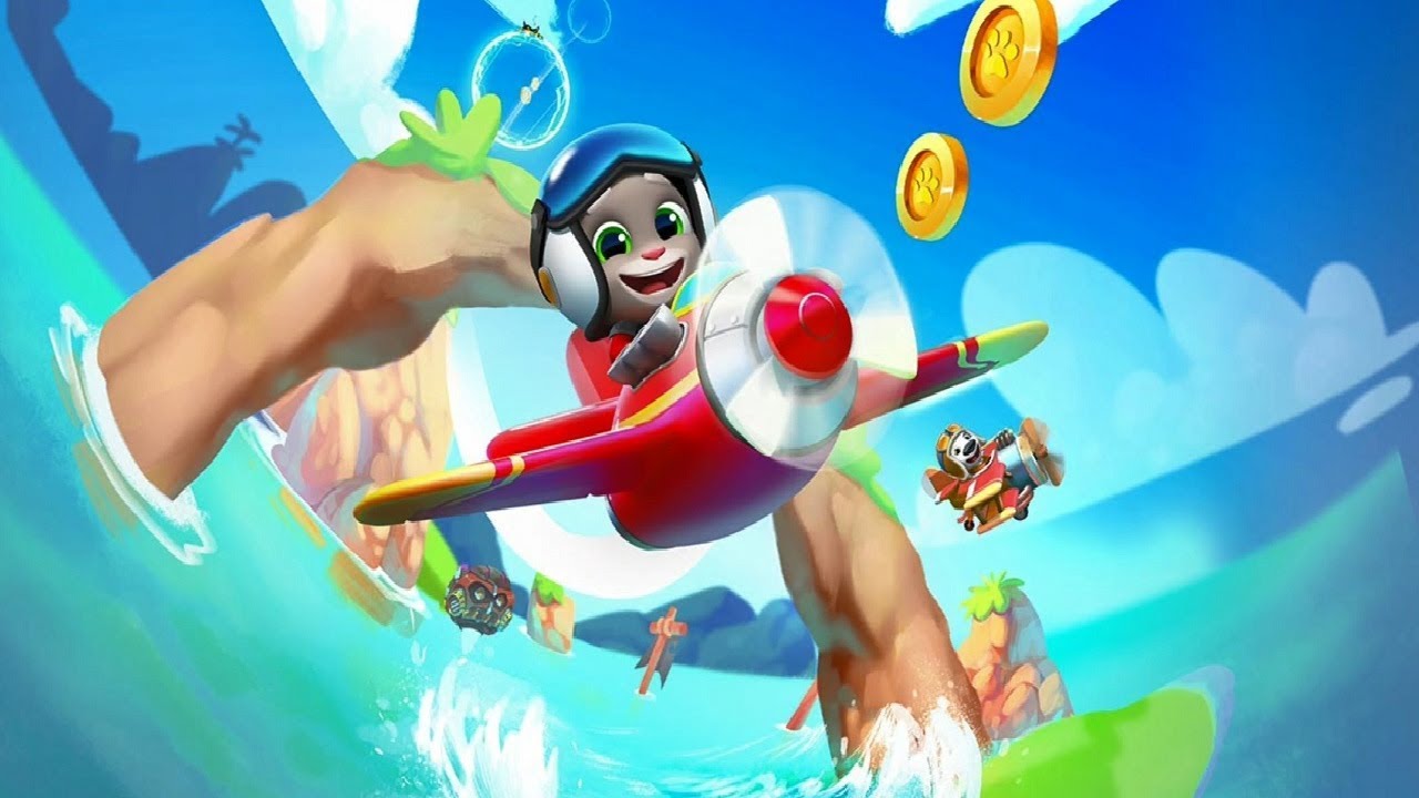 Talking Tom Sky Run Android IOS Gameplay HD  #1