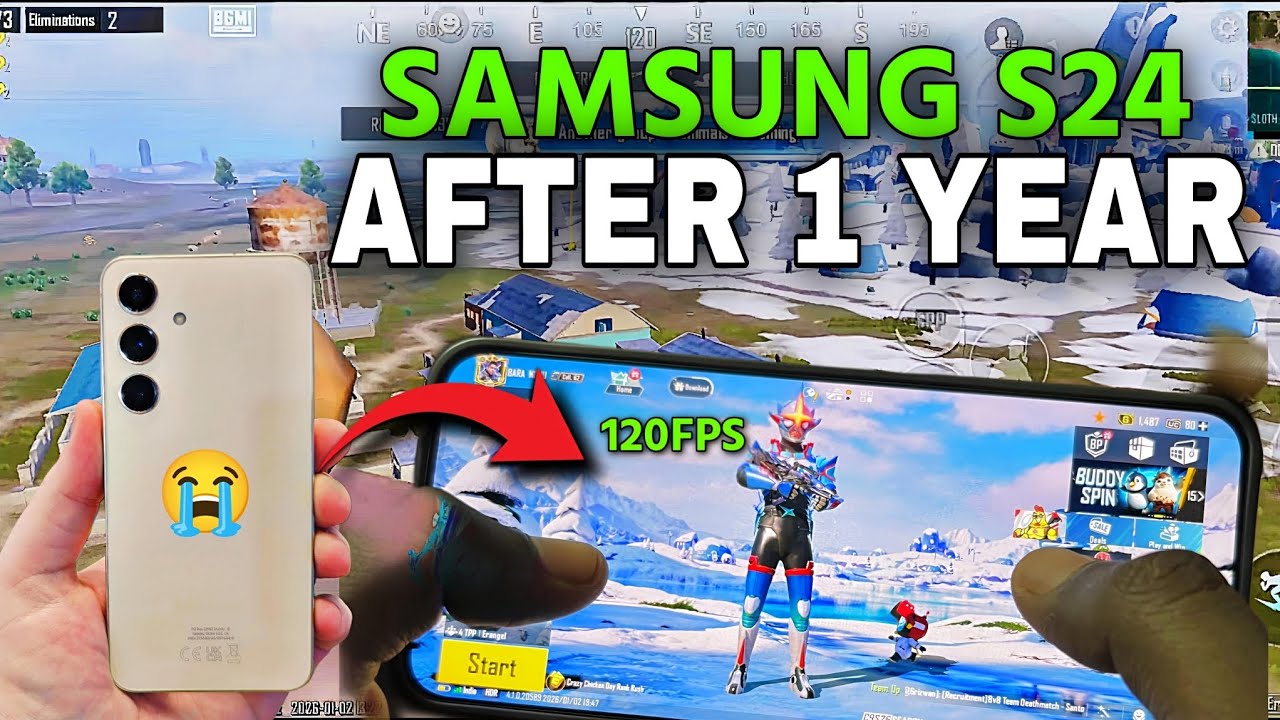 Samsung S24 After 1 Year Review 🔥Bgmi 120 fps in 2026 😭 one ui 8.0