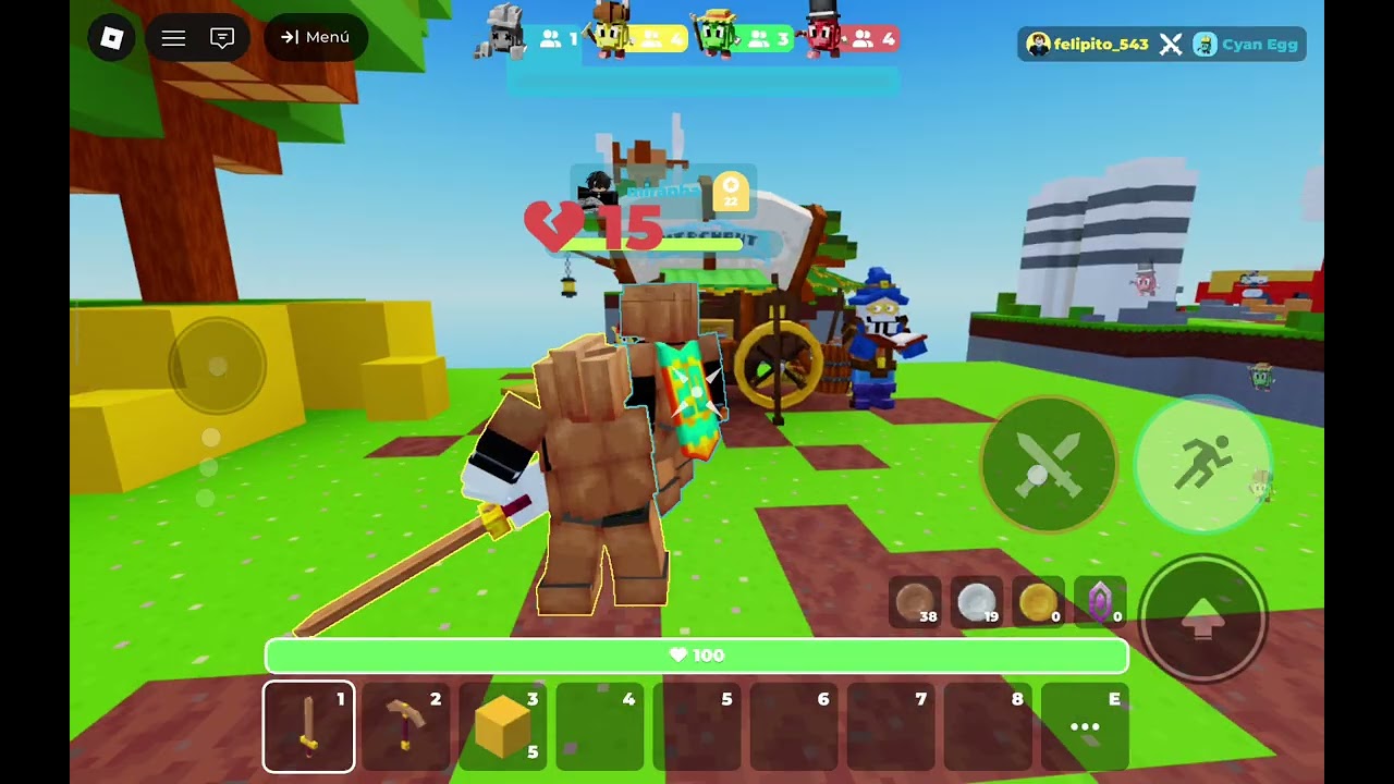 Jugando skywars suscríbete muchas gracias por todos los amo😘