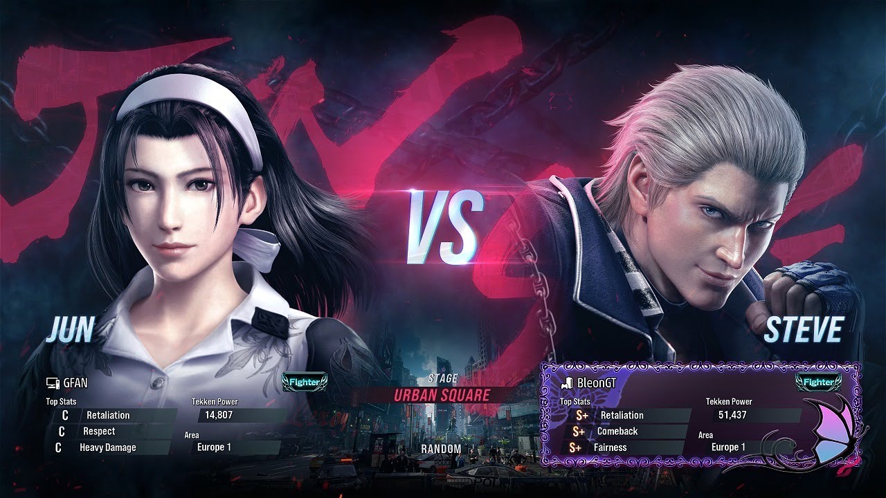 Tekken 8 PC Jun Online Ranking 24/11/24