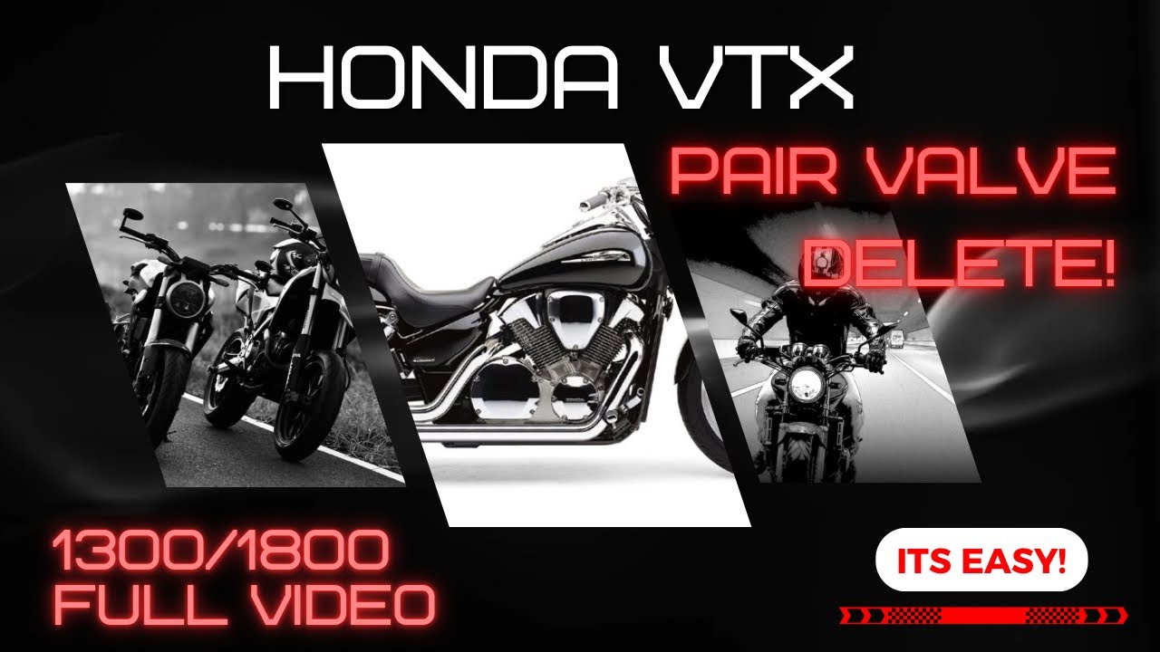 Снятие клапана PAIR Honda VTX