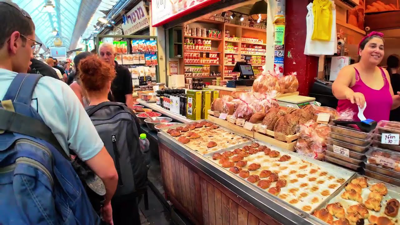 🇮🇱 Jerusalem | Mahane Yehuda | Mamilla Mall | Western Wall | street party | Walking Tour | Israel 4K
