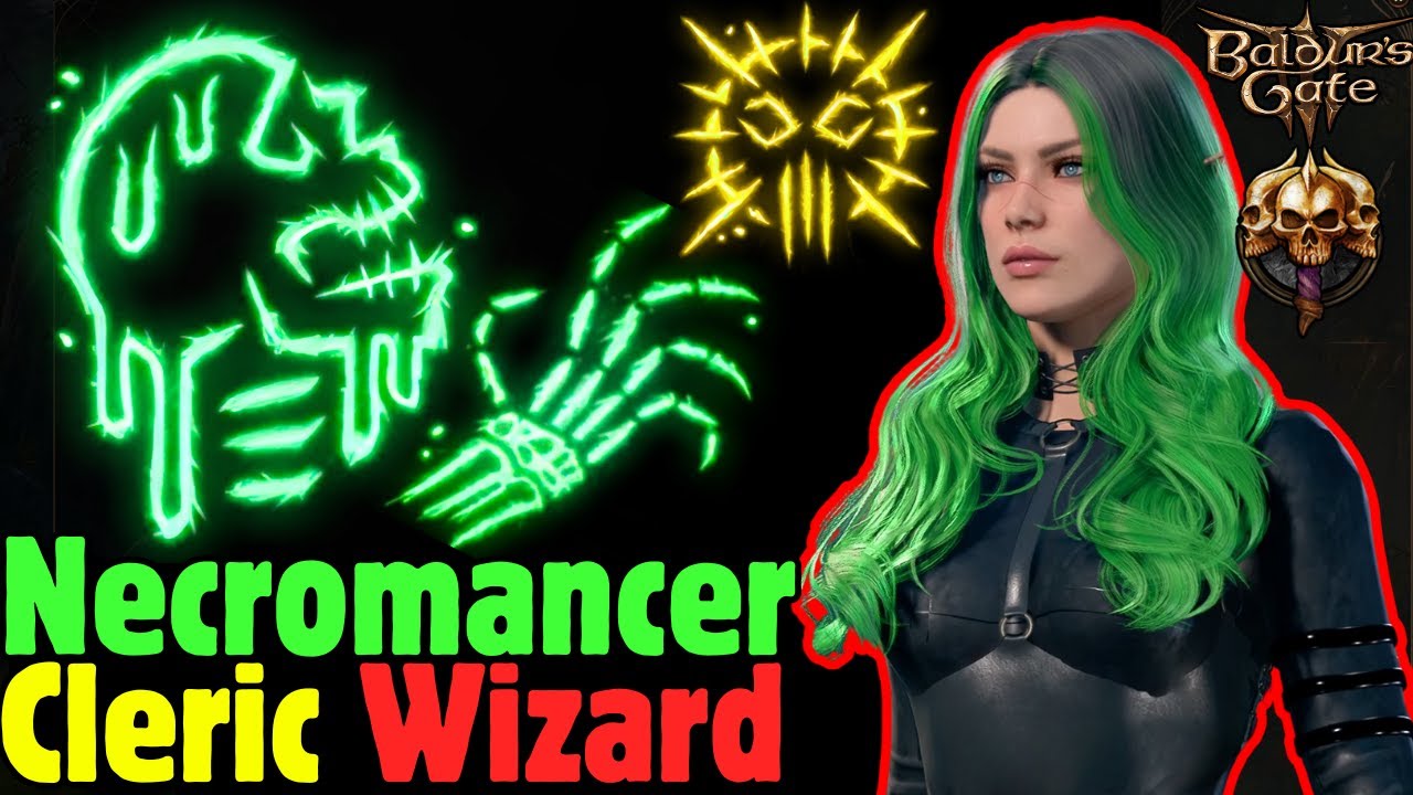 DEATH CLERIC NECROMANCER Wizard Build - Baldur's Gate 3