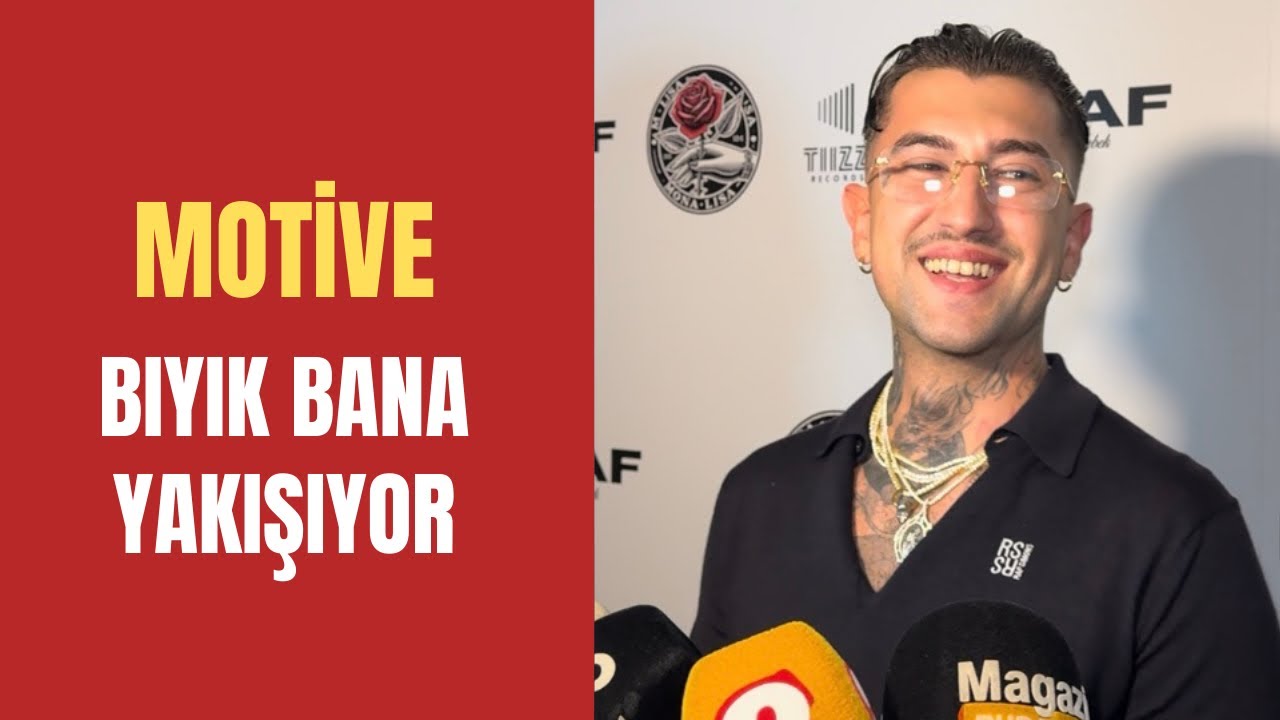 Motive (Tolga Can Serbes) , Ayhan Işık’ı andıran bıyıkları hakkında konuştu.
