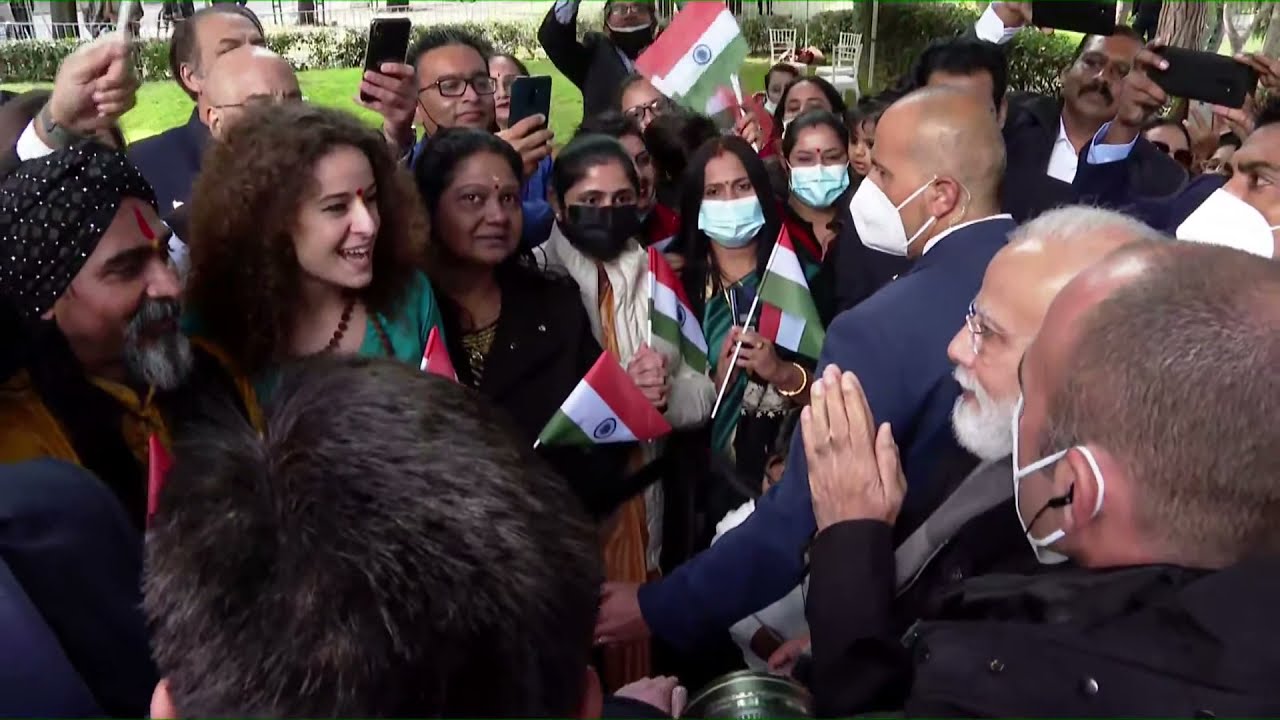 PM Modi interacts with Indian community in Rome, Italy