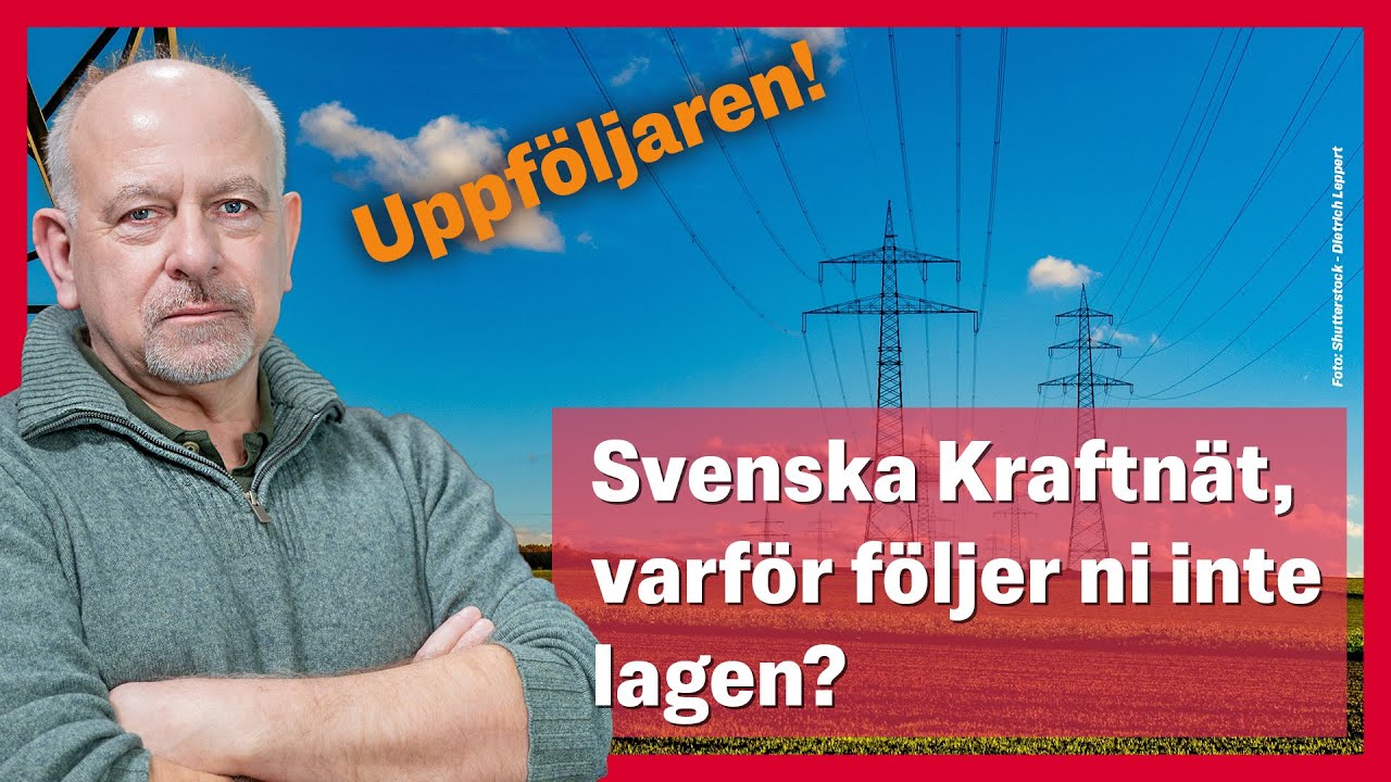 Sveriges nya kraftledningar - nästa stora skatteslöseri? – med Hasse Eriksson