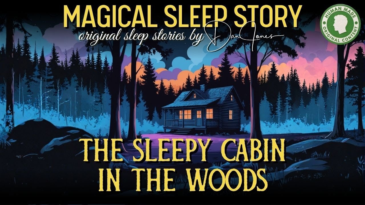 🌲 The Sleepy Cabin In The Woods 💤 Bedtime Story | Dan Jones Sleep Stories (No AI) | Black Screen