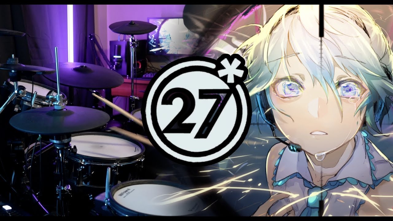 ヒバナ (Hibana) -Reloaded- feat. Hatsune Miku - DECO*27【Drum Cover】