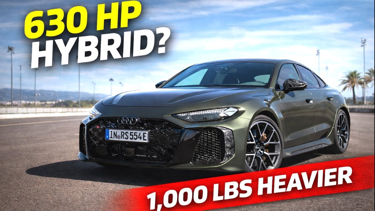 Обзор Audi RS5 Hybrid 2027 года: тяжелее, но быстрее.