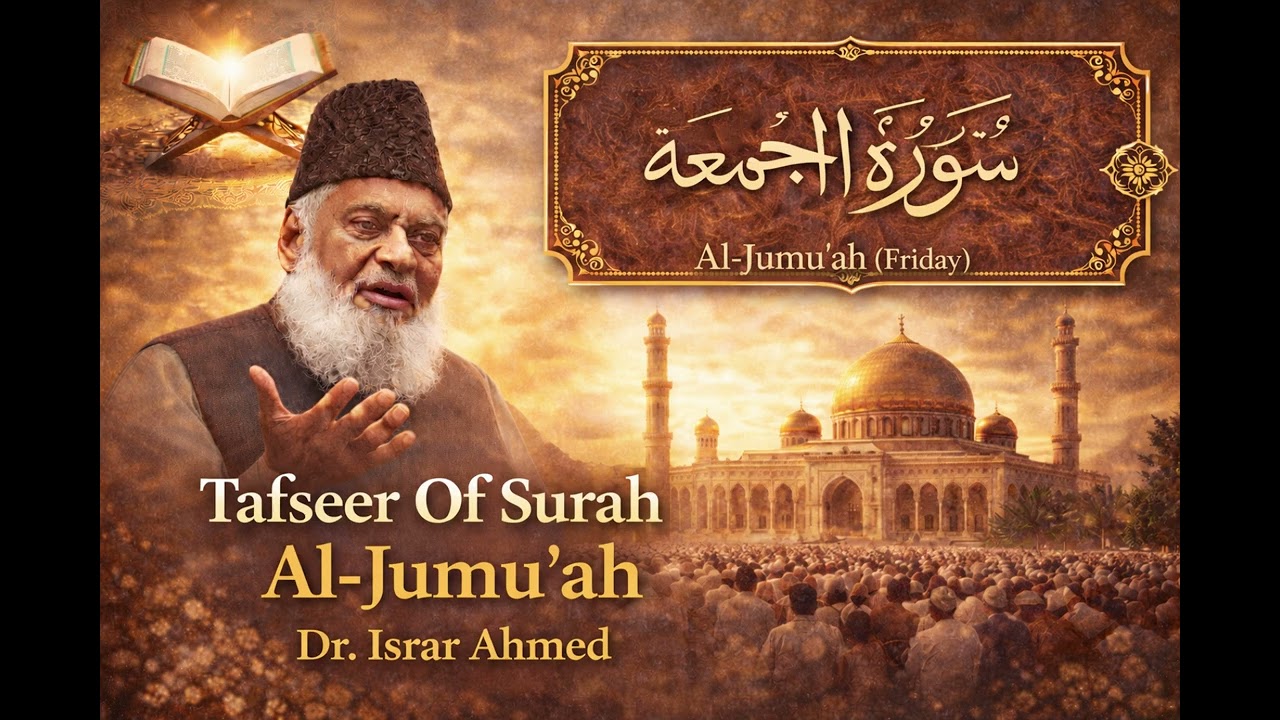 Surah Al-Jumu‘ah (Friday) | Tafseer by Dr. Israr Ahmed