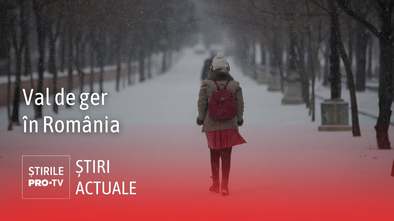 Valul de ger se va extinde la aproape trei sferturi din țară