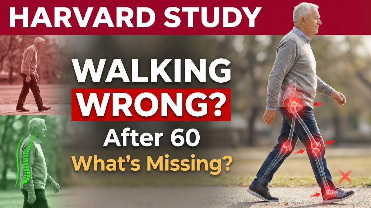 Harvard Study: 90% of Seniors Walk Wrong After 60 - Here's What's Missing