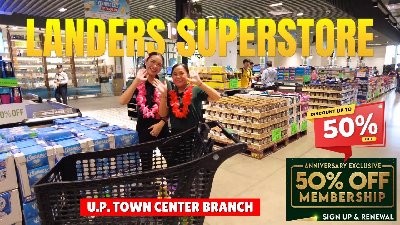 [4K] LANDERS SUPERSTORE - April 2025 Deals  Buy 1 Take 1 + 50% Off Membership - U.P. Town Center QC