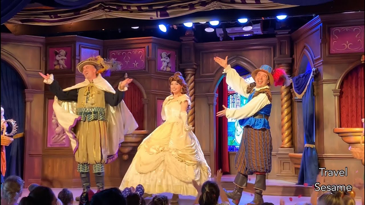 [FULL] 🥰 Beauty and the Beast FULL LIVE SHOW - Disneyland Royal Theater  - 미국 디즈니랜드