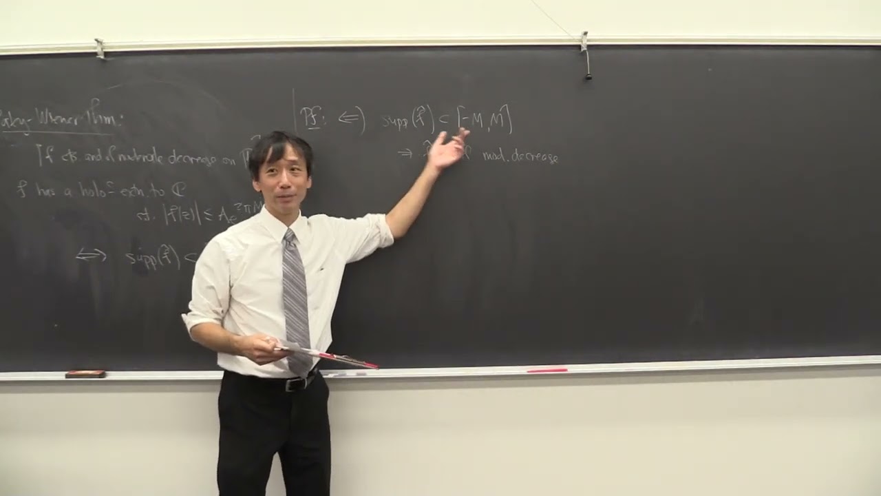 Math 135 Fall 2024 102324 Paley Wiener Theorem