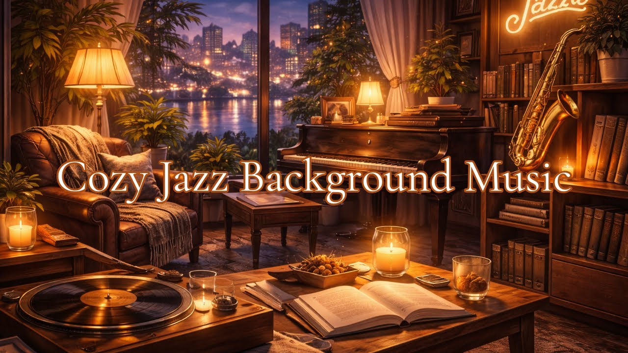4K Happy Morning Coffee Shop Jazz ☀️ Positive Mood Jazz for Good Vibes