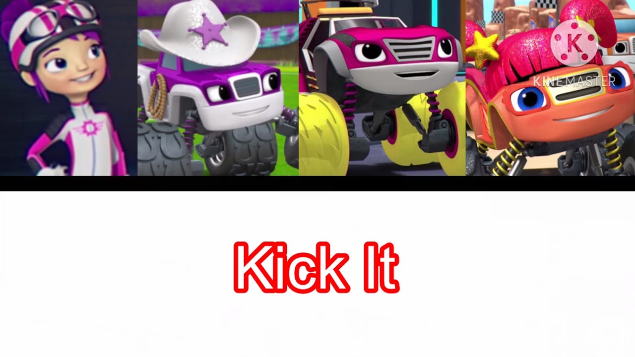 Kick It Blaze and the Monster Machines Lyrics Video