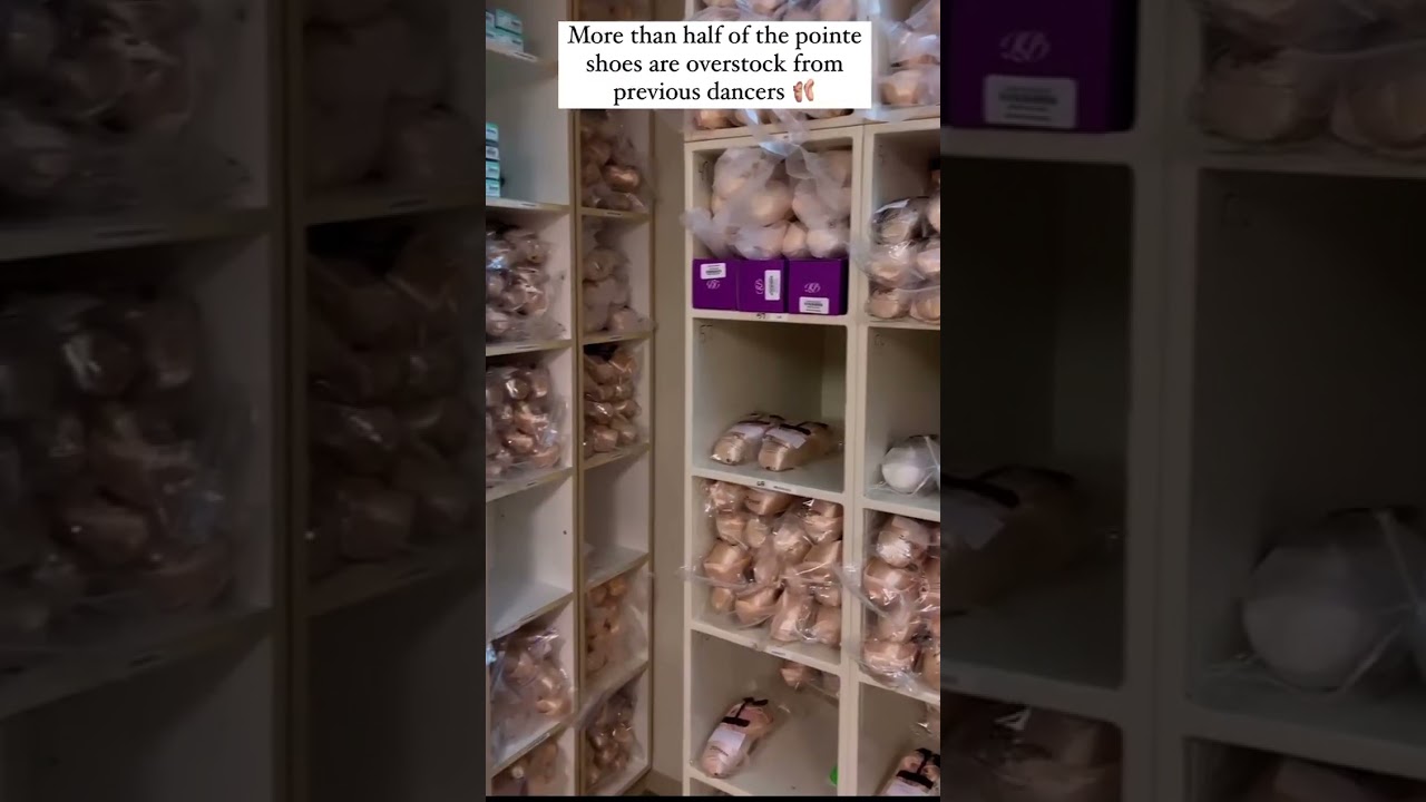 pointe shoe room tour - san francisco ballet