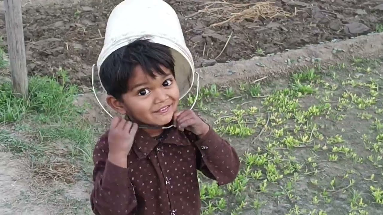 DADI KE SATH KAAM KARTA HAI दादी के साथ खेत में काम करता है पूरे दिन 