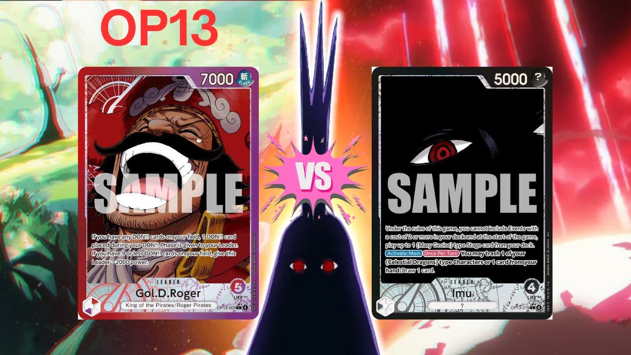 [OP13] Четвёртый раунд Кубка Сокровищ! One Piece TCG: Роджер против Иму