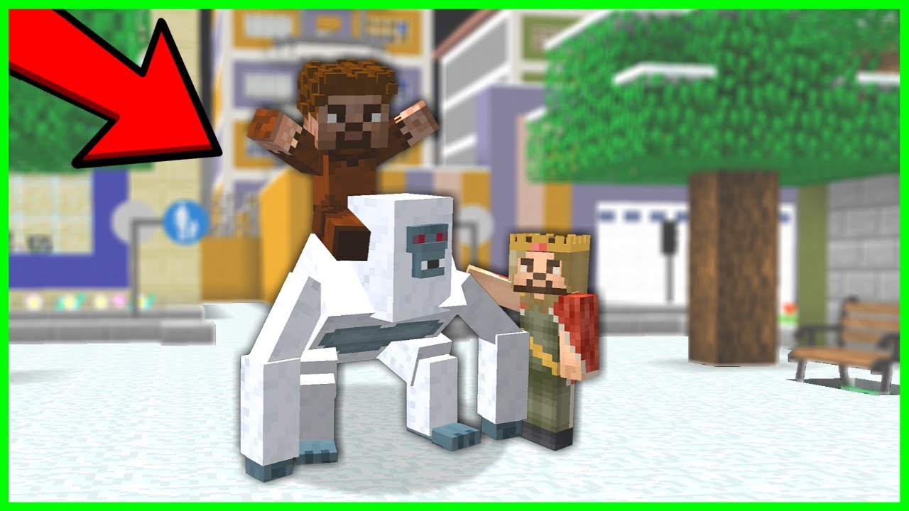 KAR CANAVARI İLE ARKADAŞ OLDUK! 😱 - Minecraft