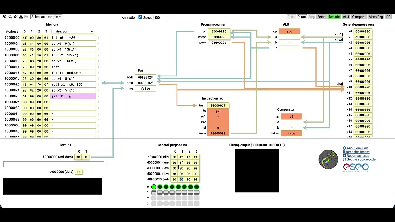 อธิบายการใช้ General purpose I/O emulsiv