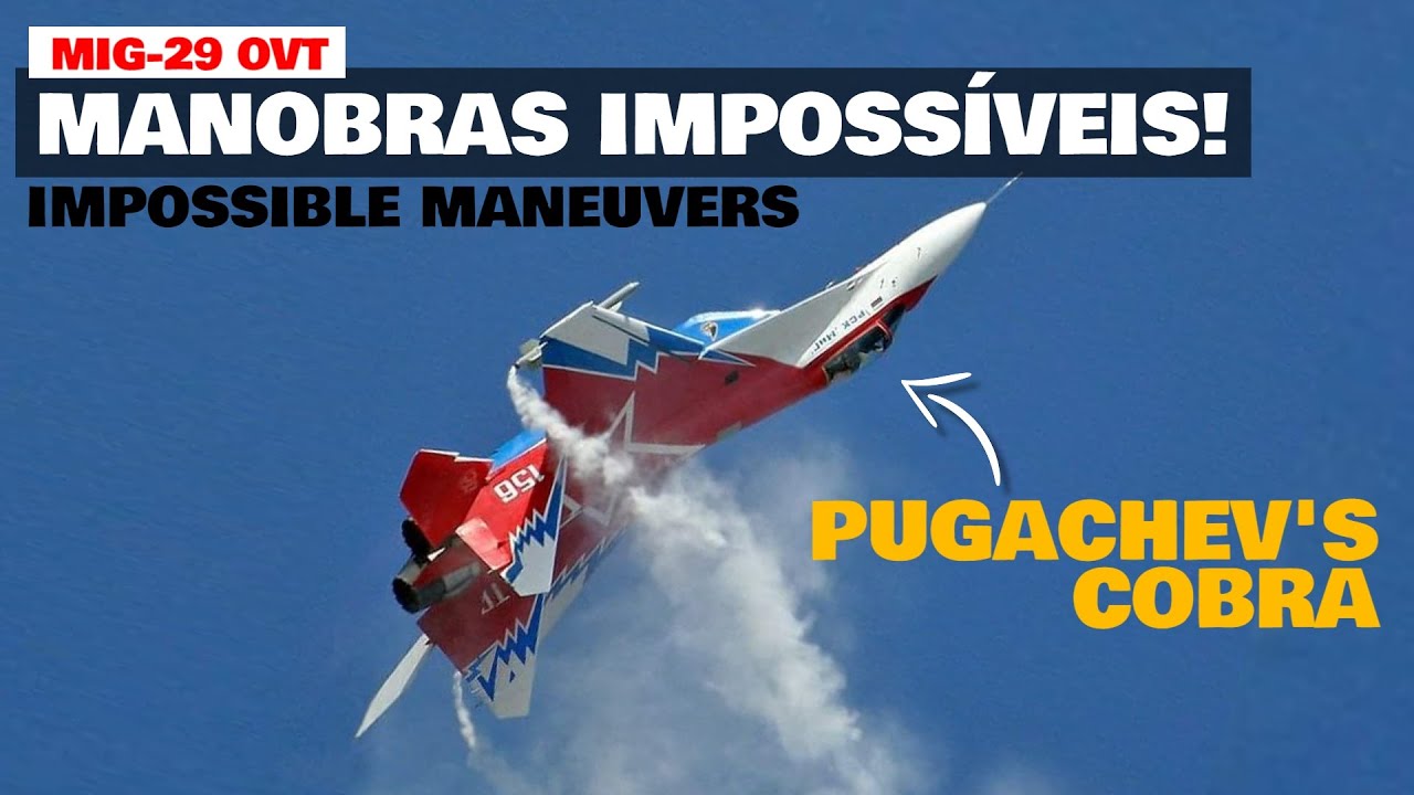 As manobras INSANAS que chocaram o ocidente: Caça Mig-29 modificado e sua EXTREMA manobrabilidade