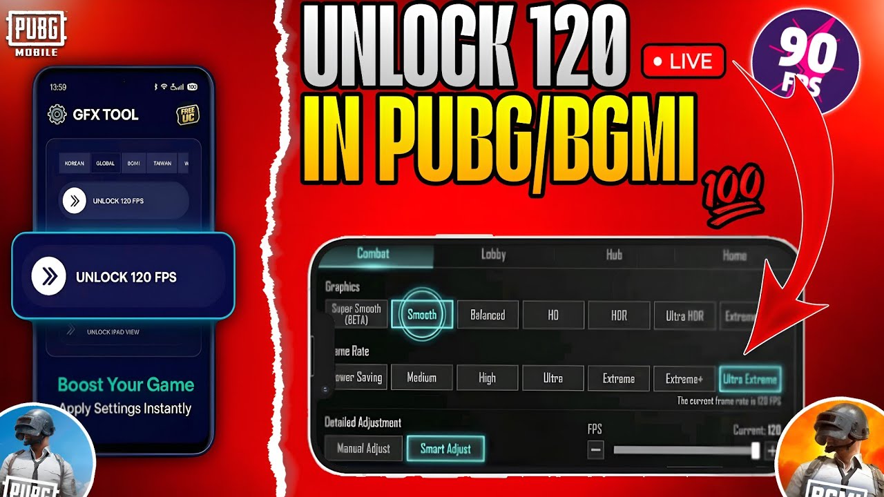 101% Work |How to Unlock 120|how to unlock 120/90fps in PUBGM/BGMI |100% SHOW NewsOp93|