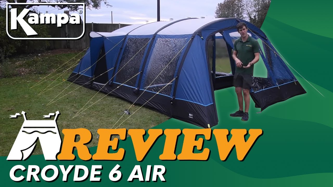 Обзор палатки Kampa Croyde 6 Air 2024