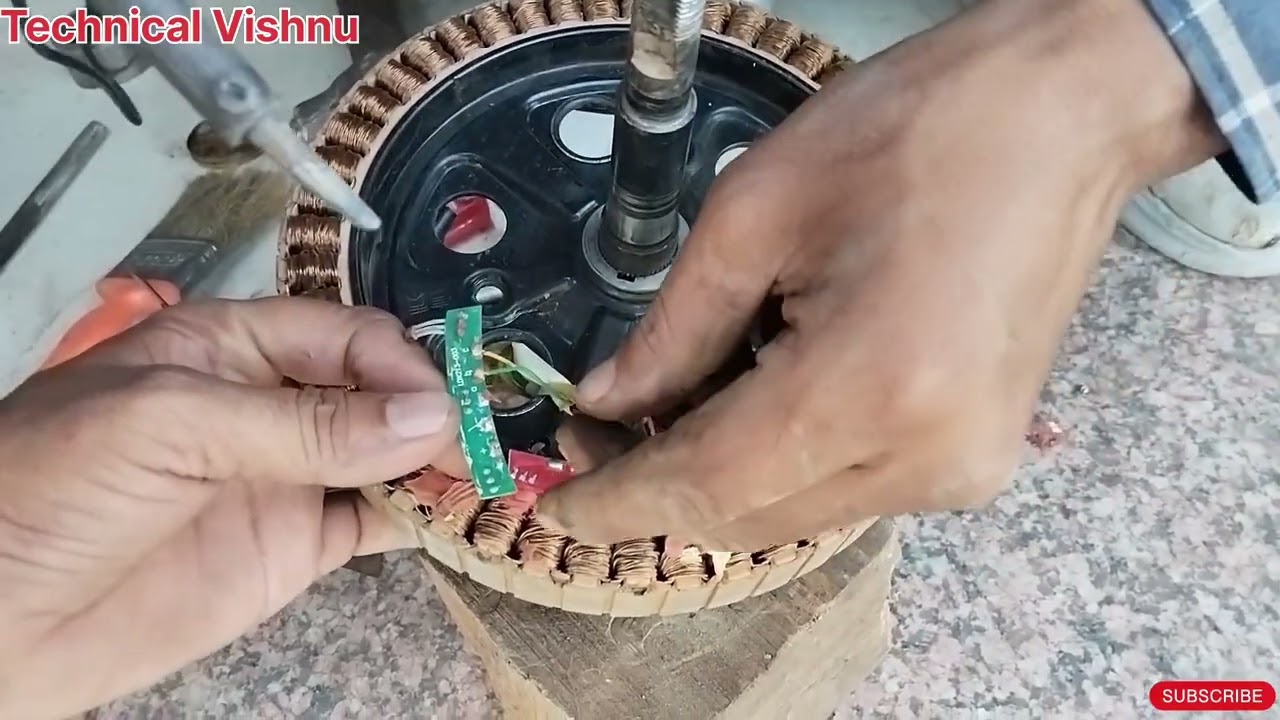 How to electric scooty ka whole sensor#bearing kaise change kare #scooter magnet problem#electrical 