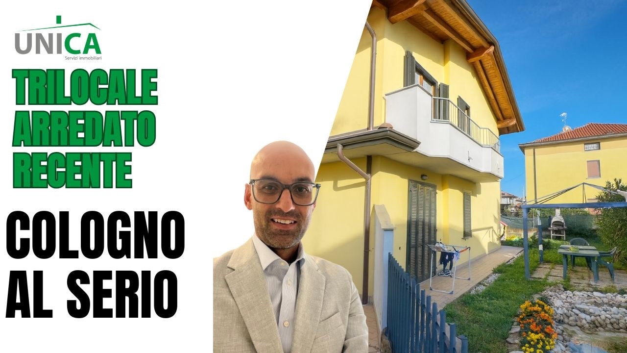 COLOGNO AL SERIO- TRILOCALE RECENTE CON BALCONE