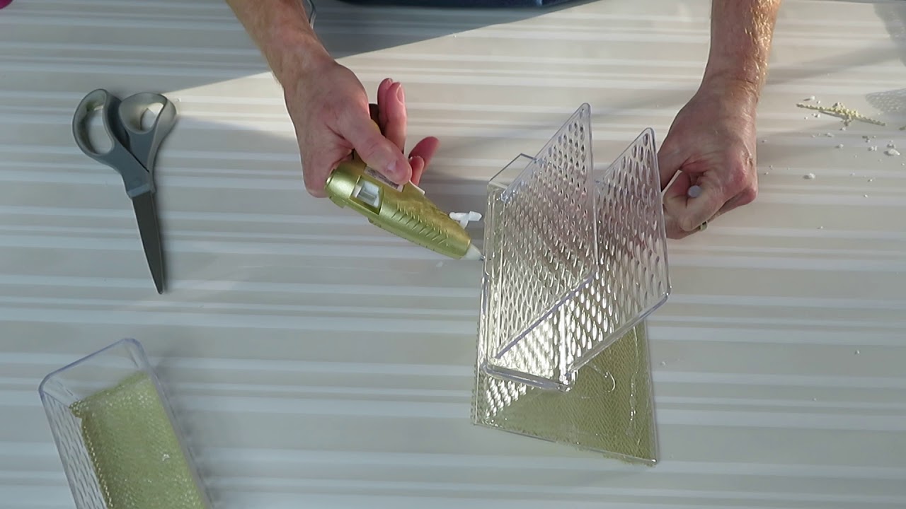 How To Make A Glue Gun Stand Using Materials From The Dollar Tree