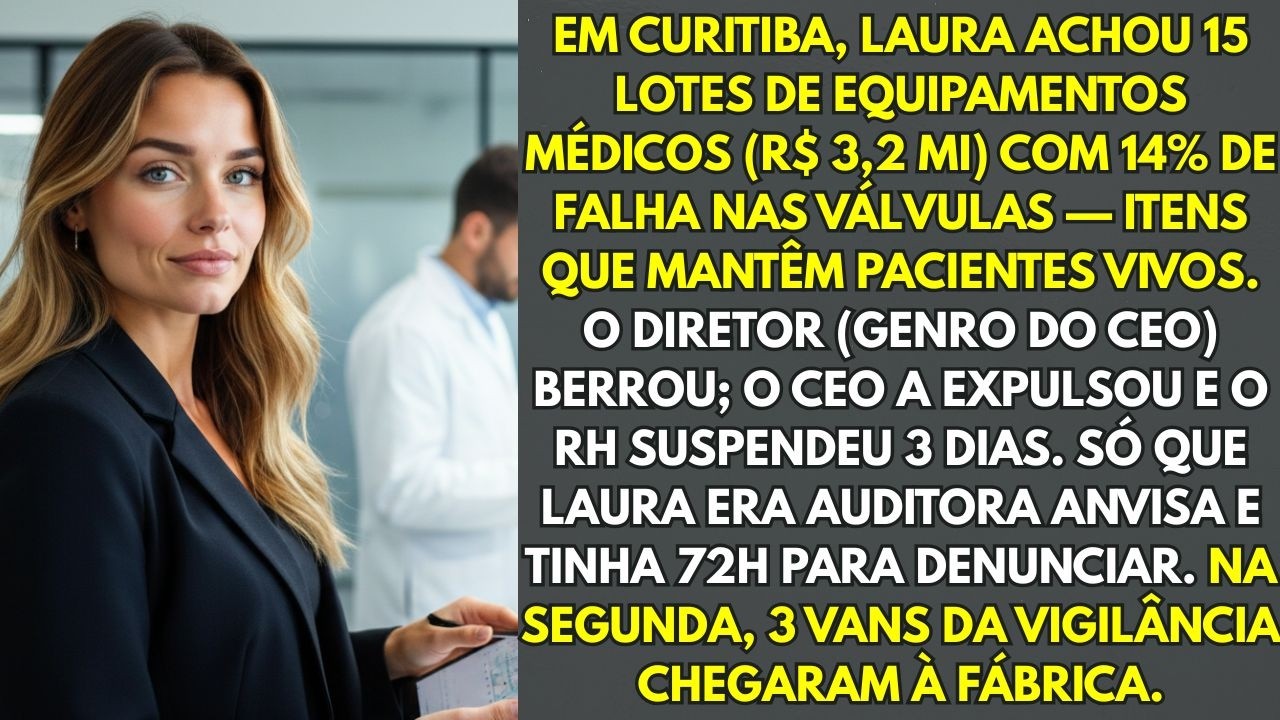 Na Fábrica De Equipamentos Médicos, Ela Bloqueou R$3,2 Milhões Do Genro Do CEO; Ele Bateu Na...